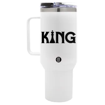 King chess, Mega Tumbler με καπάκι, διπλού τοιχώματος (θερμό) 1,2L