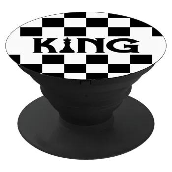 King chess, Phone Holders Stand  Μαύρο Βάση Στήριξης Κινητού στο Χέρι