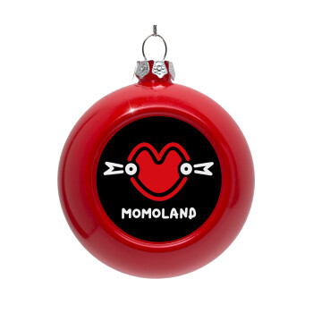 Momoland, Red Christmas tree ornament bauble 8cm