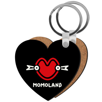 Momoland, Μπρελόκ Ξύλινο καρδιά MDF