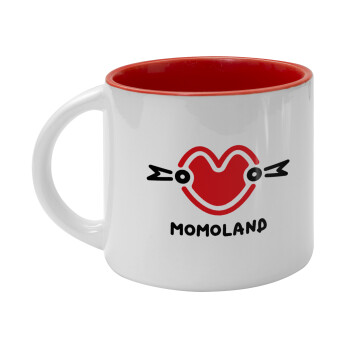 Momoland, Κούπα κεραμική 400ml Λευκή/Κόκκινη