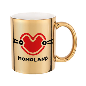 Momoland, Κούπα κεραμική, χρυσή καθρέπτης, 330ml