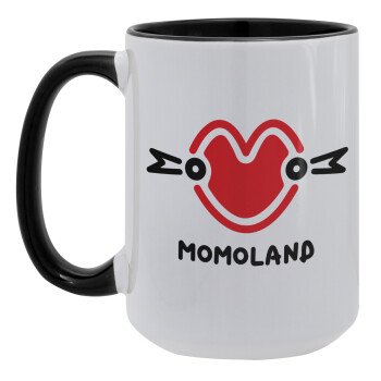 Momoland, Κούπα Mega 15oz, κεραμική Μαύρη, 450ml