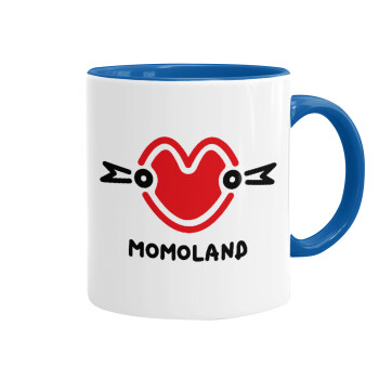Momoland, Mug colored blue, ceramic, 330ml