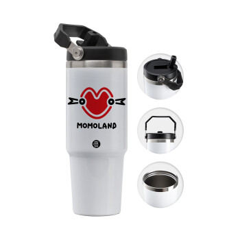 Momoland, 30oz stainless Steel Tumbler with Handle