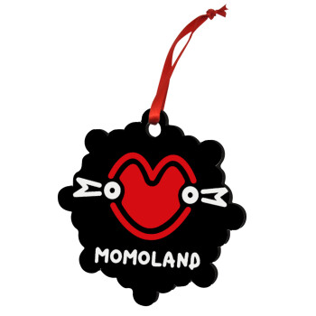 Momoland, Christmas ornament snowflake wooden 7.5cm