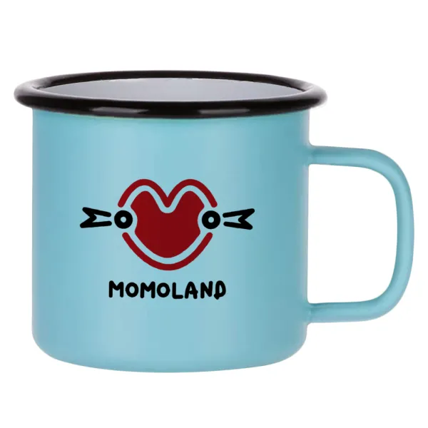 Momoland — Κούπα Μεταλλική εμαγιέ ΜΑΤ σιέλ 360ml