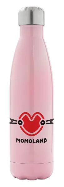 Momoland — Metal mug thermos Pink Iridiscent (Stainless steel), double wall, 500ml