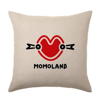 Momoland, Μαξιλάρι καναπέ ΛΙΝΟ 40x40cm περιέχεται το  γέμισμα