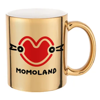 Momoland, Κούπα κεραμική, χρυσή καθρέπτης, 330ml