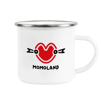 Momoland, Metallic enamel cup white 360ml