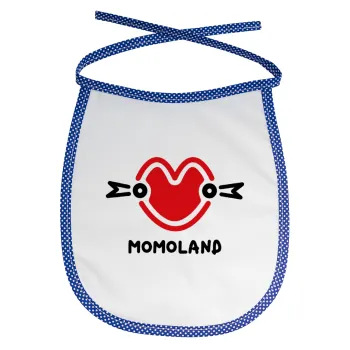 Momoland, Σαλιάρα μωρού αλέκιαστη με κορδόνι Μπλε