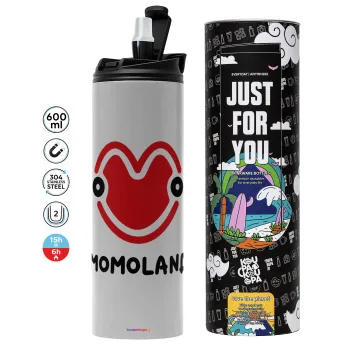 Momoland, Tumbler stainless steel GREY 600ml