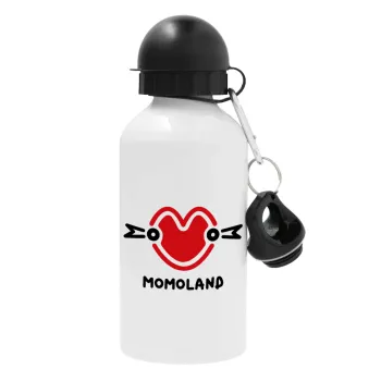 Momoland, Μεταλλικό παγούρι νερού, Λευκό, αλουμινίου 500ml