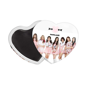 Momoland pink, Μαγνητάκι καρδιά (57x52mm)