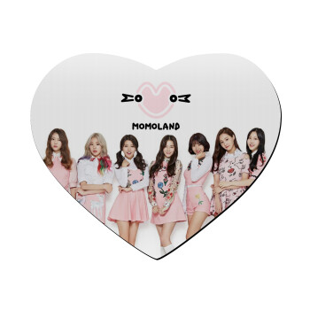 Momoland pink, Mousepad heart 23x20cm