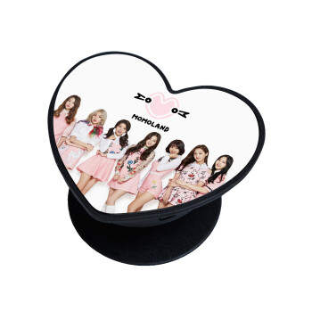 Momoland pink, Phone Holders Stand  καρδιά Μαύρο Βάση Στήριξης Κινητού στο Χέρι