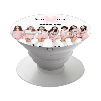 Momoland pink, Phone Holders Stand  White Hand-held Mobile Phone Holder