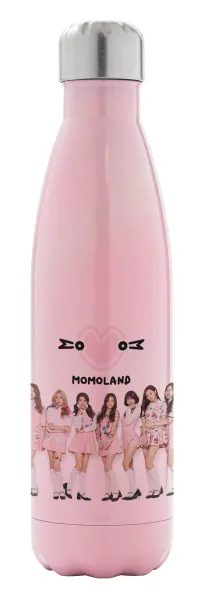 Momoland pink — Metal mug thermos Pink Iridiscent (Stainless steel), double wall, 500ml