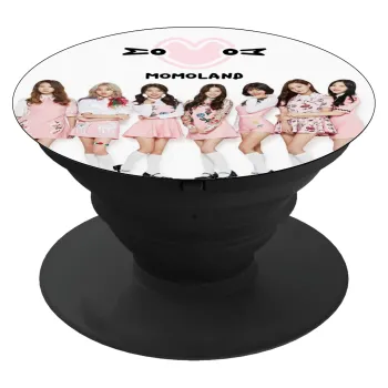 Momoland pink, Phone Holders Stand  Μαύρο Βάση Στήριξης Κινητού στο Χέρι