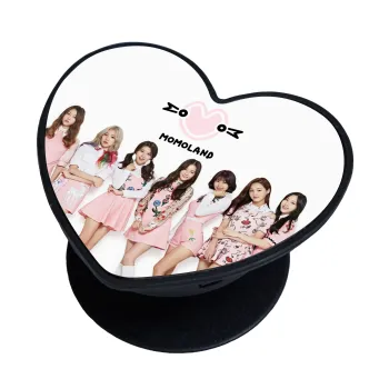 Momoland pink, Phone Holders Stand  καρδιά Μαύρο Βάση Στήριξης Κινητού στο Χέρι