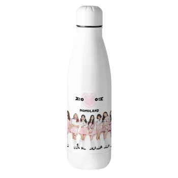 Momoland pink, Μεταλλικό παγούρι θερμός (Stainless steel), 500ml