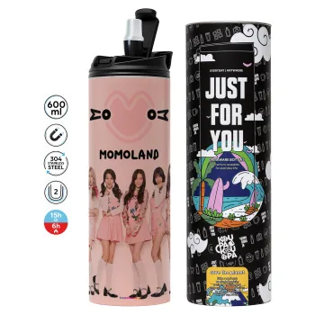 Momoland pink, Tumbler stainless steel PINK 600ml