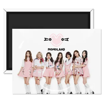 Momoland pink, Ορθογώνιο μαγνητάκι ψυγείου διάστασης 9x6cm