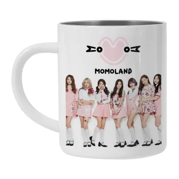 Momoland pink, Mug Stainless steel double wall 300ml
