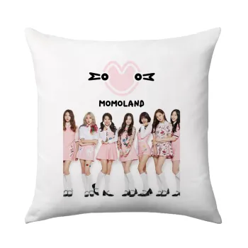 Momoland pink, Sofa cushion 40x40cm includes filling