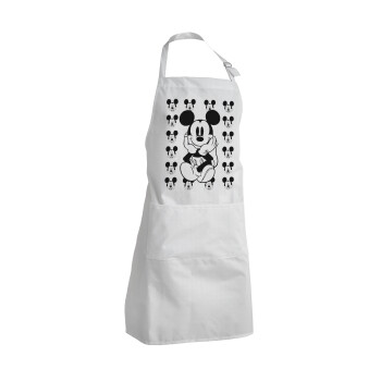 Mickey, Adult Chef Apron (with sliders and 2 pockets)