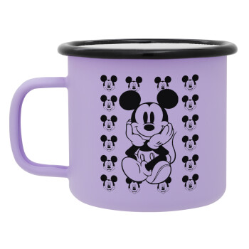 Mickey, Κούπα Μεταλλική εμαγιέ ΜΑΤ Light Pastel Purple 360ml