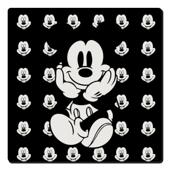 Mickey, Τετράγωνο μαγνητάκι ξύλινο 6x6cm