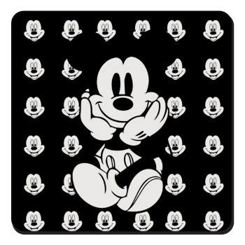 Mickey, Τετράγωνο μαγνητάκι ξύλινο 9x9cm