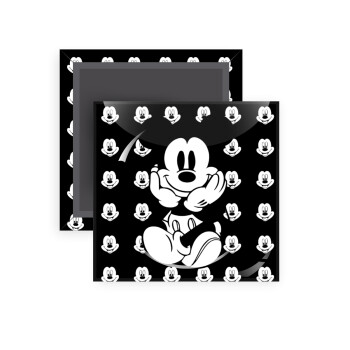 Mickey, Μαγνητάκι ψυγείου τετράγωνο διάστασης 5x5cm