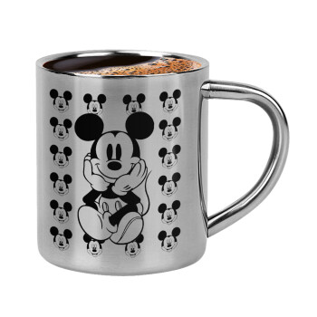Mickey, Κουπάκι μεταλλικό διπλού τοιχώματος για espresso (220ml)