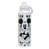1L Stainless Steel Thermal Bottle with Phone Holder & Double Wall Insulation