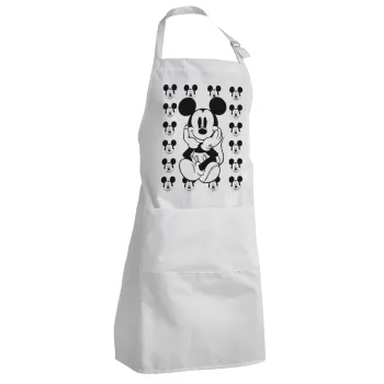 Mickey, Adult Chef Apron (with sliders and 2 pockets)
