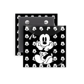 Mickey, Κονκάρδα παραμάνα τετράγωνη 5x5cm