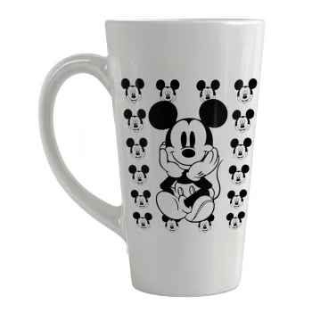 Mickey, Κούπα κωνική Latte Μεγάλη, κεραμική, 450ml