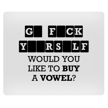 Wheel of fortune, go f..k yourself, Mousepad rect 23x19cm