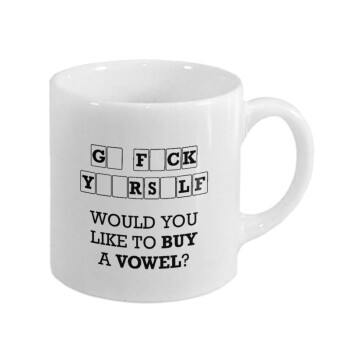 Wheel of fortune, go f..k yourself, Κουπάκι κεραμικό, για espresso 150ml