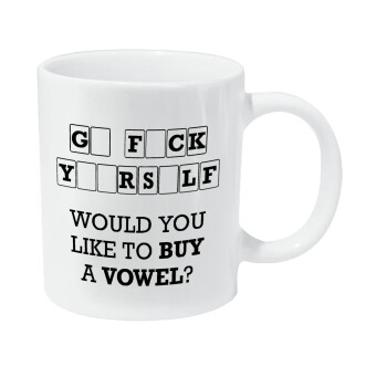 Wheel of fortune, go f..k yourself, Κούπα Giga, κεραμική, 590ml