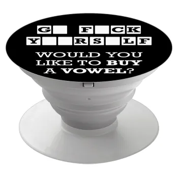 Wheel of fortune, go f..k yourself, Phone Holders Stand  Λευκό Βάση Στήριξης Κινητού στο Χέρι