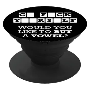 Wheel of fortune, go f..k yourself, Phone Holders Stand  Μαύρο Βάση Στήριξης Κινητού στο Χέρι