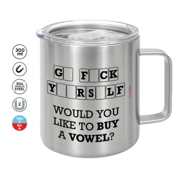 Wheel of fortune, go f..k yourself, Κούπα Ανοξείδωτη διπλού τοιχώματος 300ml