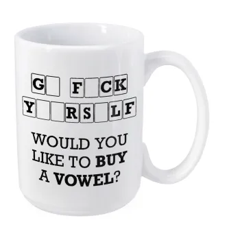 Wheel of fortune, go f..k yourself, Κούπα Mega, κεραμική, 450ml