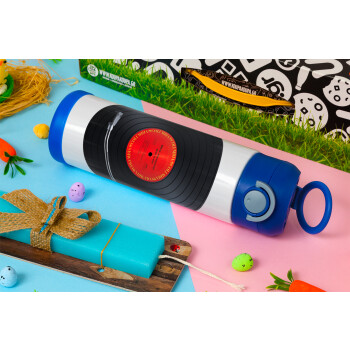 Columbia records bruce springsteen, Easter candle, Childrens hot water bottle, stainless steel, with safety straw, BLUE (500ml)