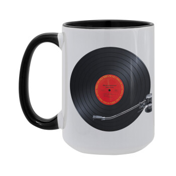 Columbia records bruce springsteen, Κούπα Mega 15oz, κεραμική Μαύρη, 450ml