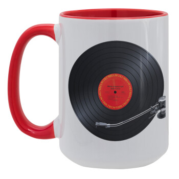 Columbia records bruce springsteen, Κούπα Mega 15oz, κεραμική Κόκκινη, 450ml